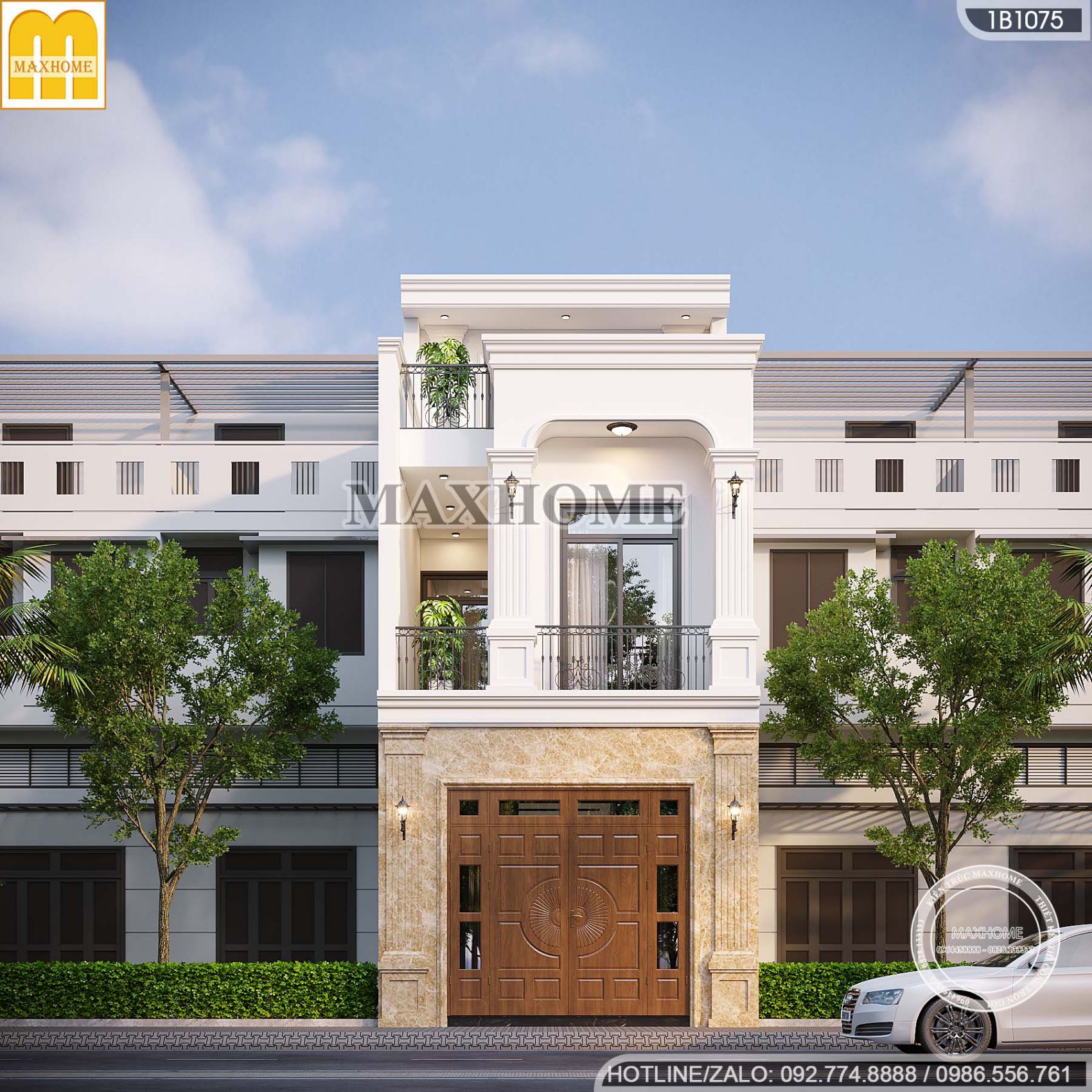 mau nha lo pho mat tien 5m de o ket hop kinh doanh tai vinh phuc 9
