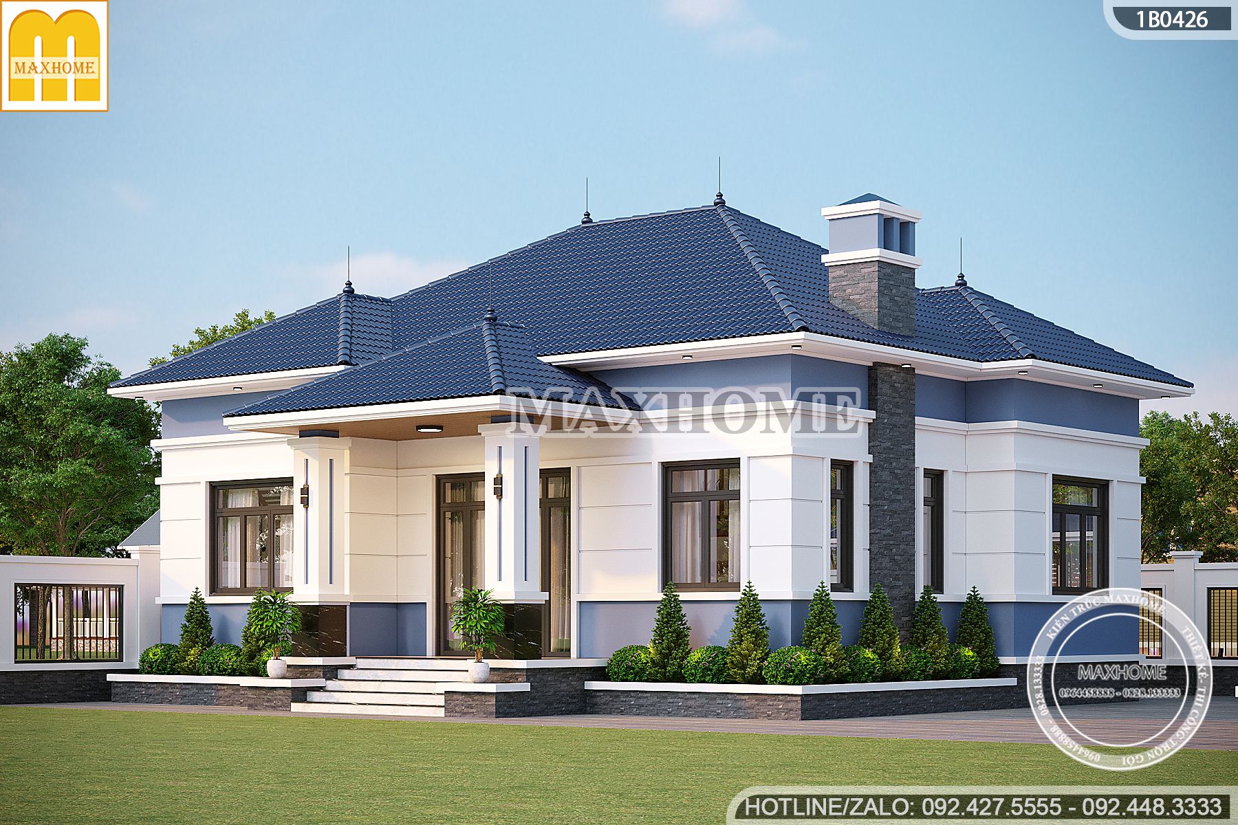 mau nha mai nhat 1 tang 3 phong ngu tien nghi sieu dep lai re mh03076 2