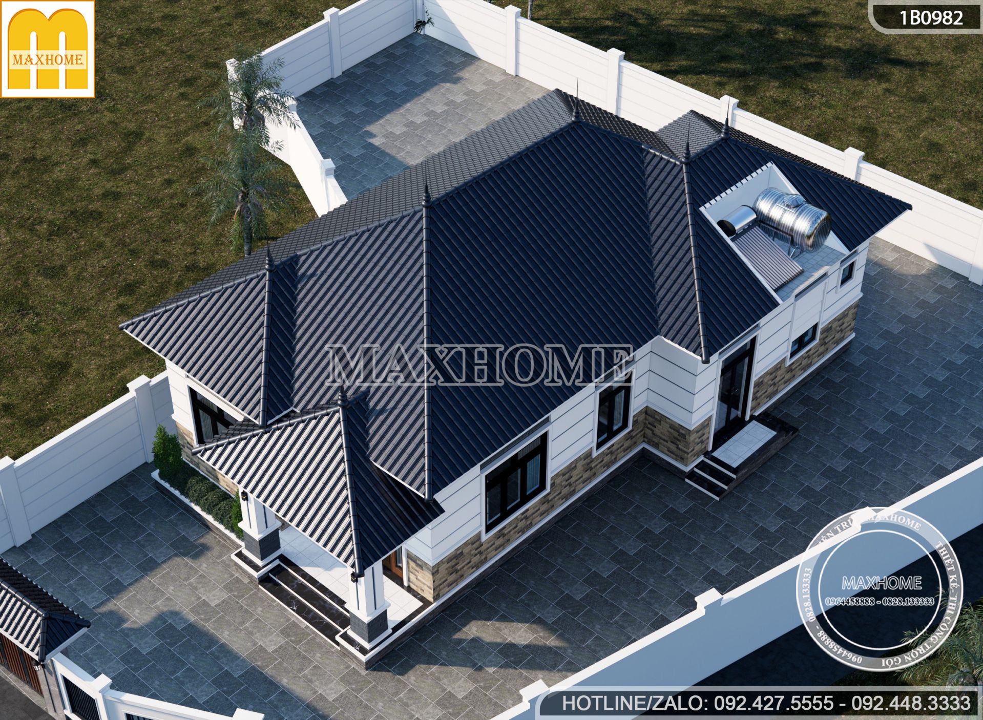 mau nha mai nhat 1 tang hien dai dep me ma chi phi qua re tai thanh hoa mh03464 2