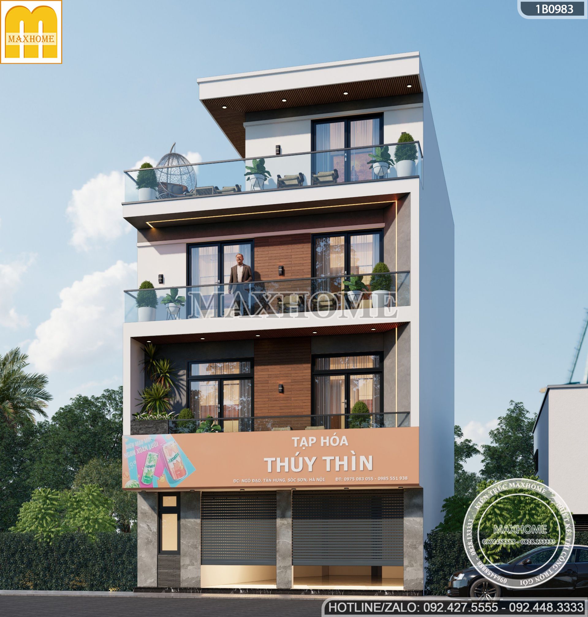 mau nha pho 4 tang ket hop kinh doanh qua dep lai tien nghi tai ha noi mh03549 1