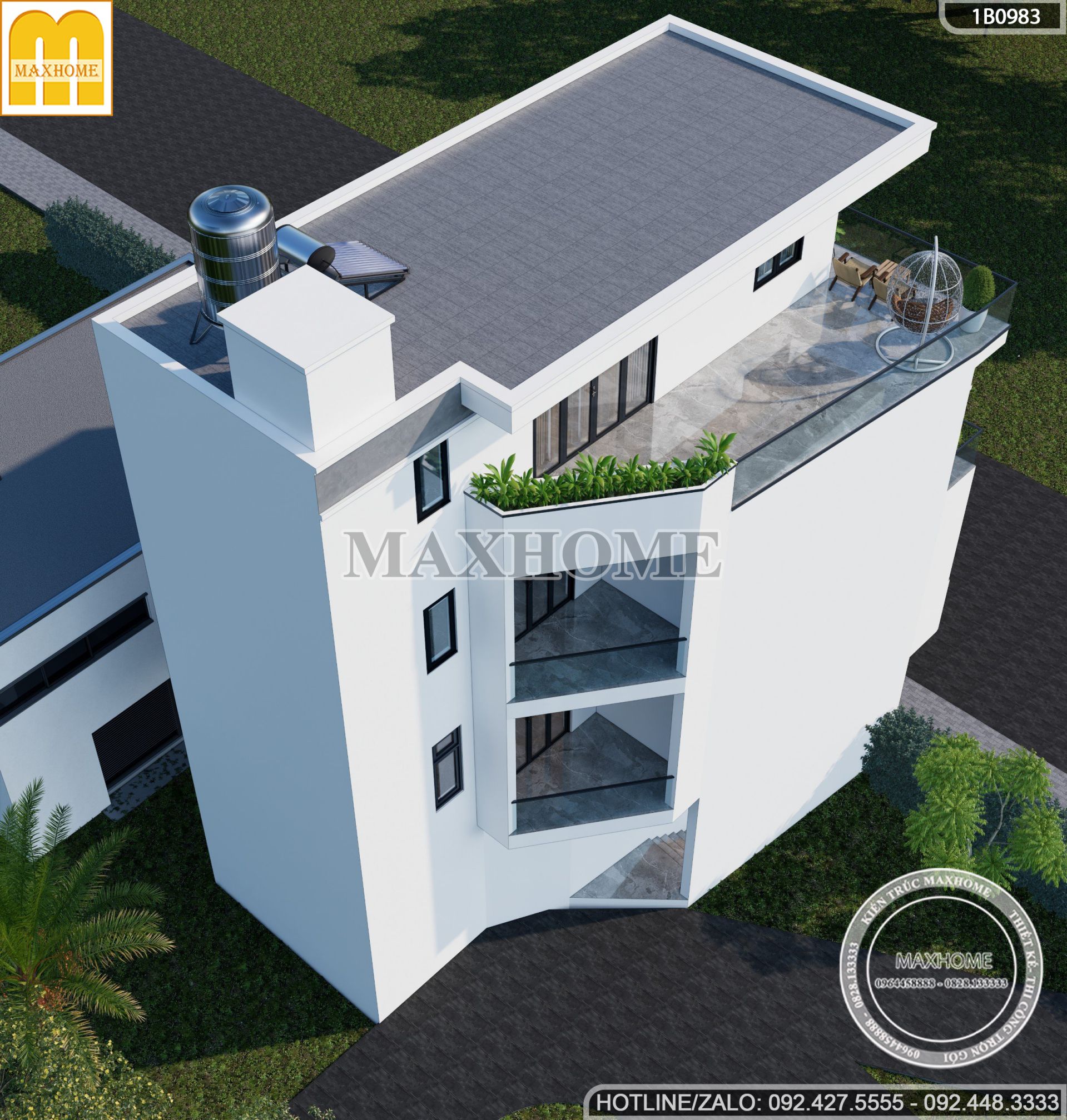 mau nha pho 4 tang ket hop kinh doanh qua dep lai tien nghi tai ha noi mh03549 3