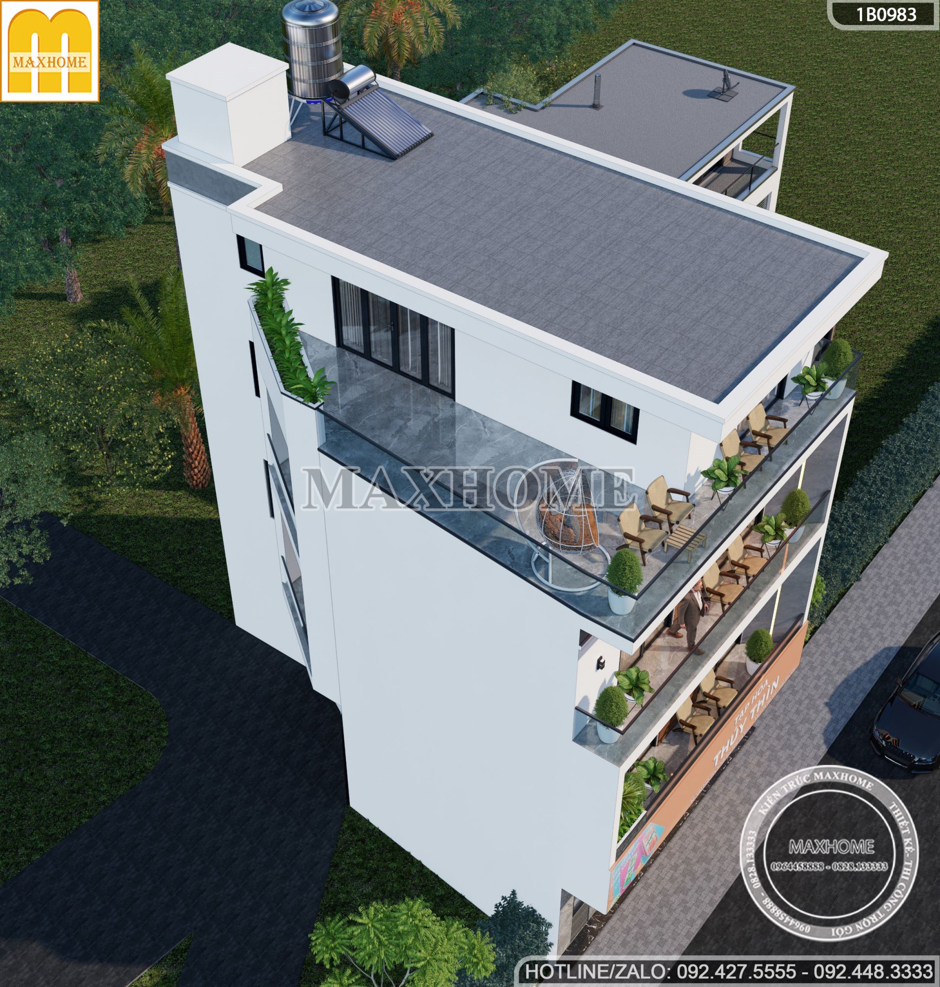 mau nha pho 4 tang ket hop kinh doanh qua dep lai tien nghi tai ha noi mh03549 5