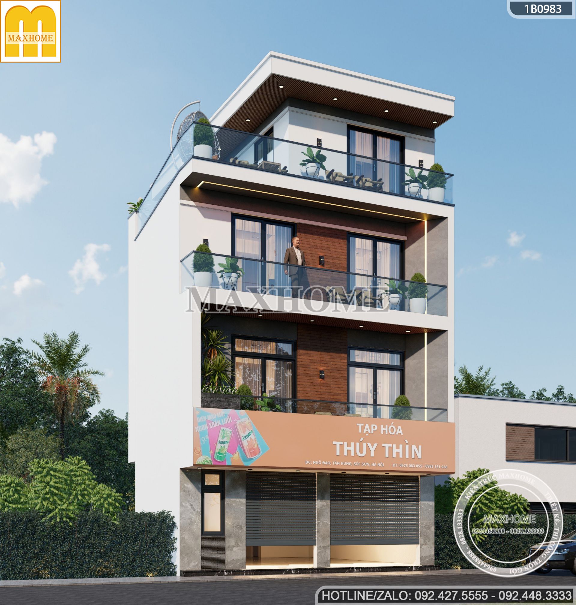 mau nha pho 4 tang ket hop kinh doanh qua dep lai tien nghi tai ha noi mh03549 6