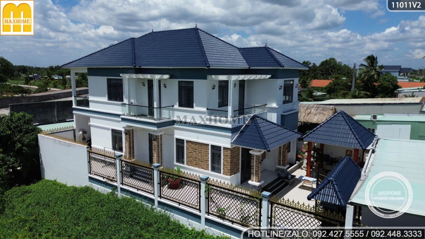 nha vuon 2 tang sieu dep tai long an 1