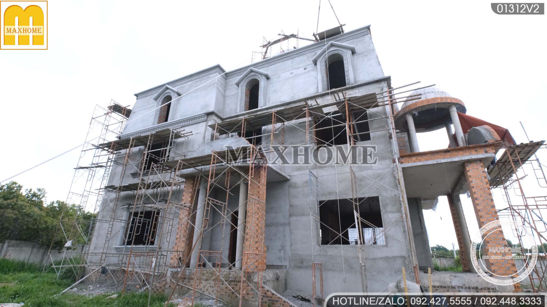 sieu pham 4k biet thu mai mansard dang thi cong xay dung len den 600m2 9