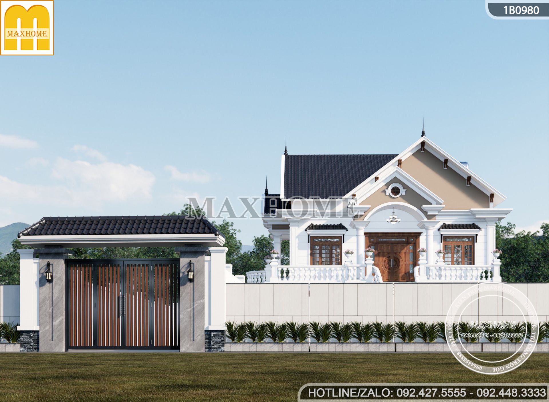 sieu pham biet thu 2 tang mai thai do maxhome thiet ke dep dinh cao mh03541 2