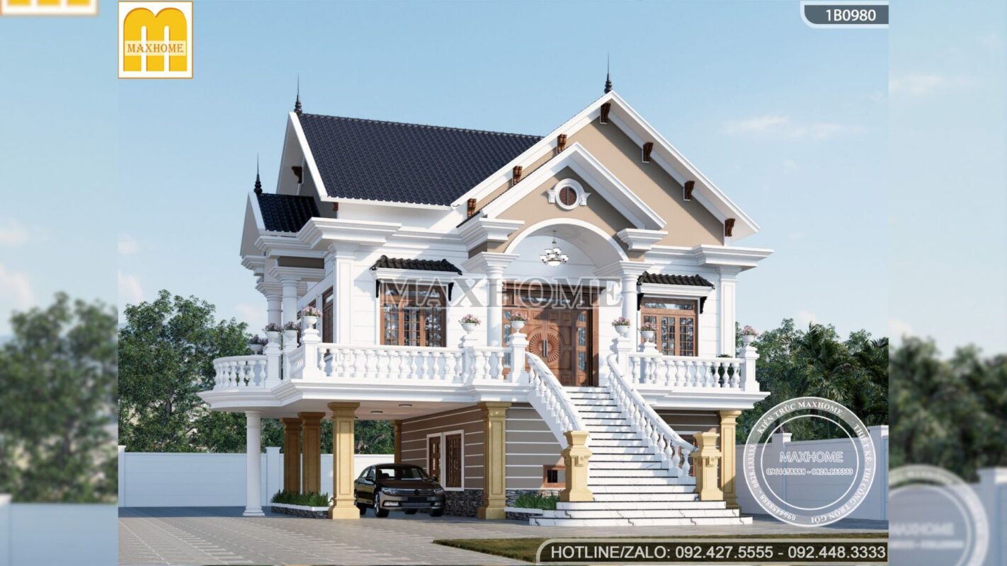 sieu pham biet thu 2 tang mai thai do maxhome thiet ke dep dinh cao mh03541 8