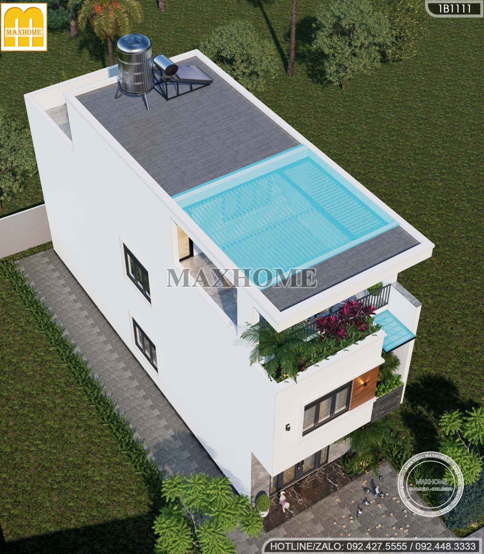 thiet ke nha ong 3 tang mat tien 5m xinh xan thoa mong uoc gia chu 5