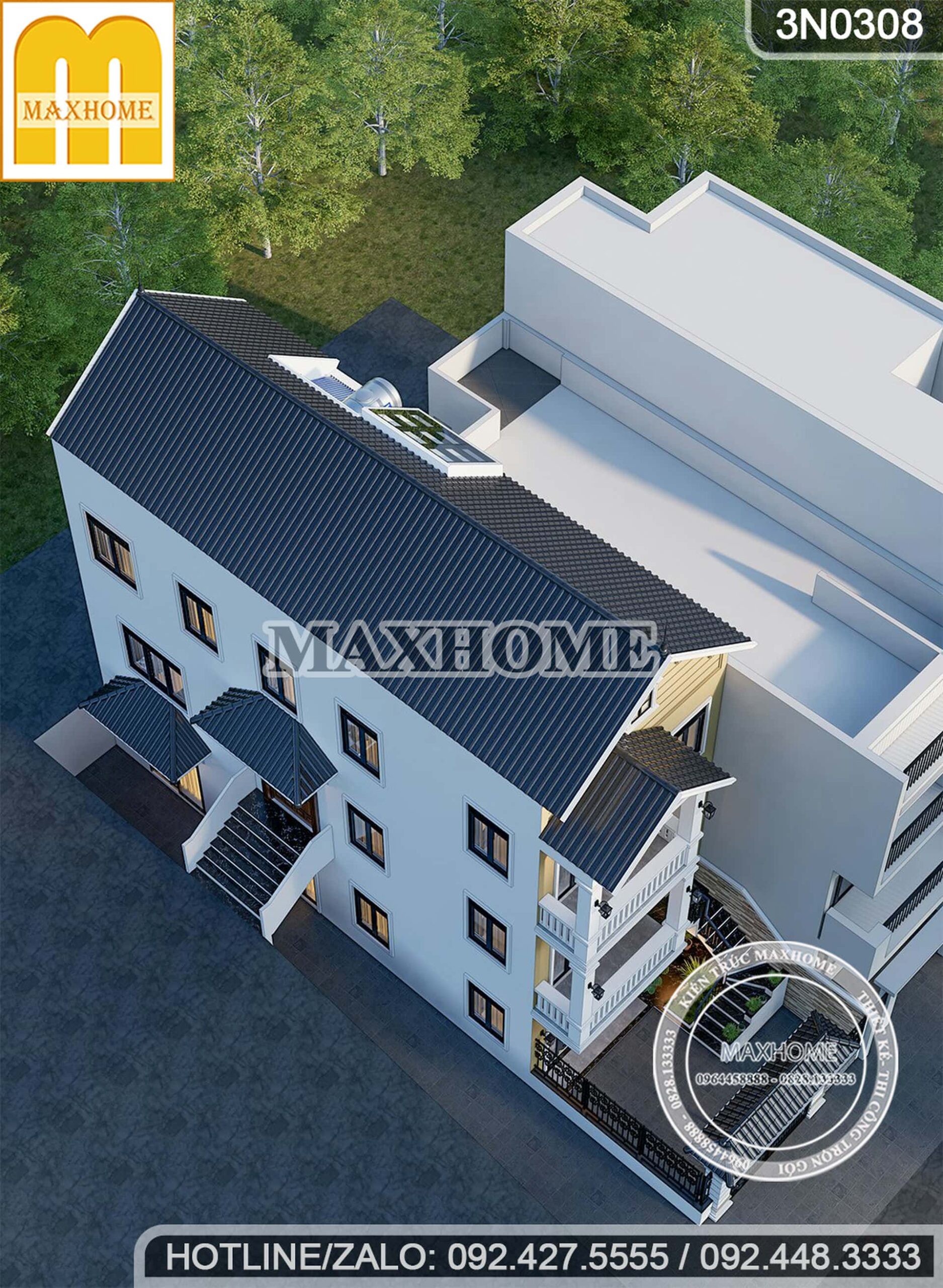thiet ke nha ong mai thai mat tien 6m dep hien dai tai da lat mh03415 4