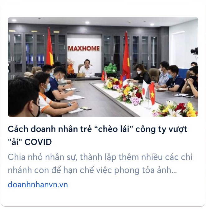 Cách doanh nhân trẻ “chèo lái” công ty vượt ải COVID