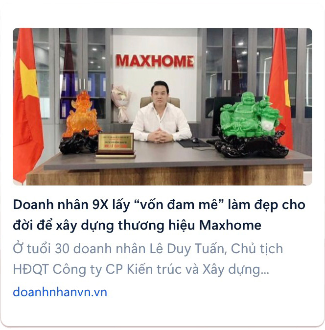Xây dựng thương hiệu Maxhome