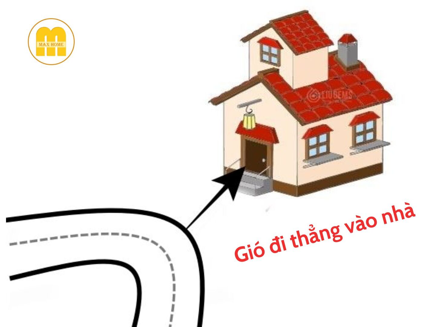 gio di thang vao nha