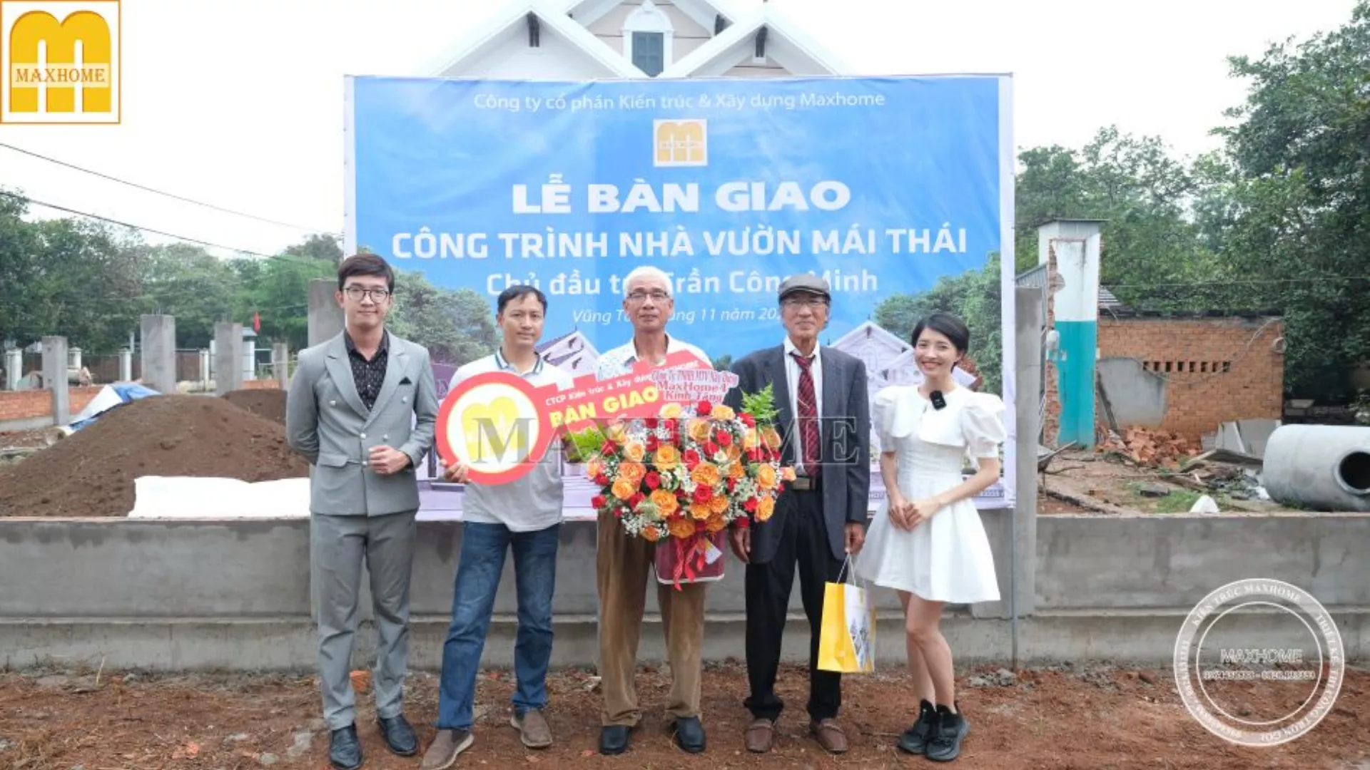 Nhà thầu xây dựng công trình nhà vườn mái Thái