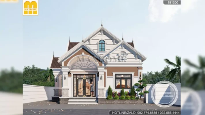 Bản thiết kế công trình mái Thái tại Quảng Ngãi của Maxhome