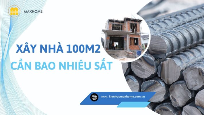 xay nha 100m2 can bao nhieu sat thep