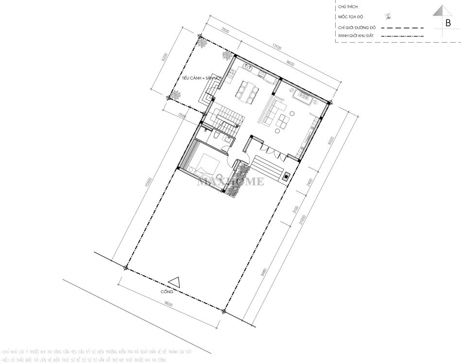 an tuong voi mau nha 2 tang chu l thiet ke hien dai chuan gu 22