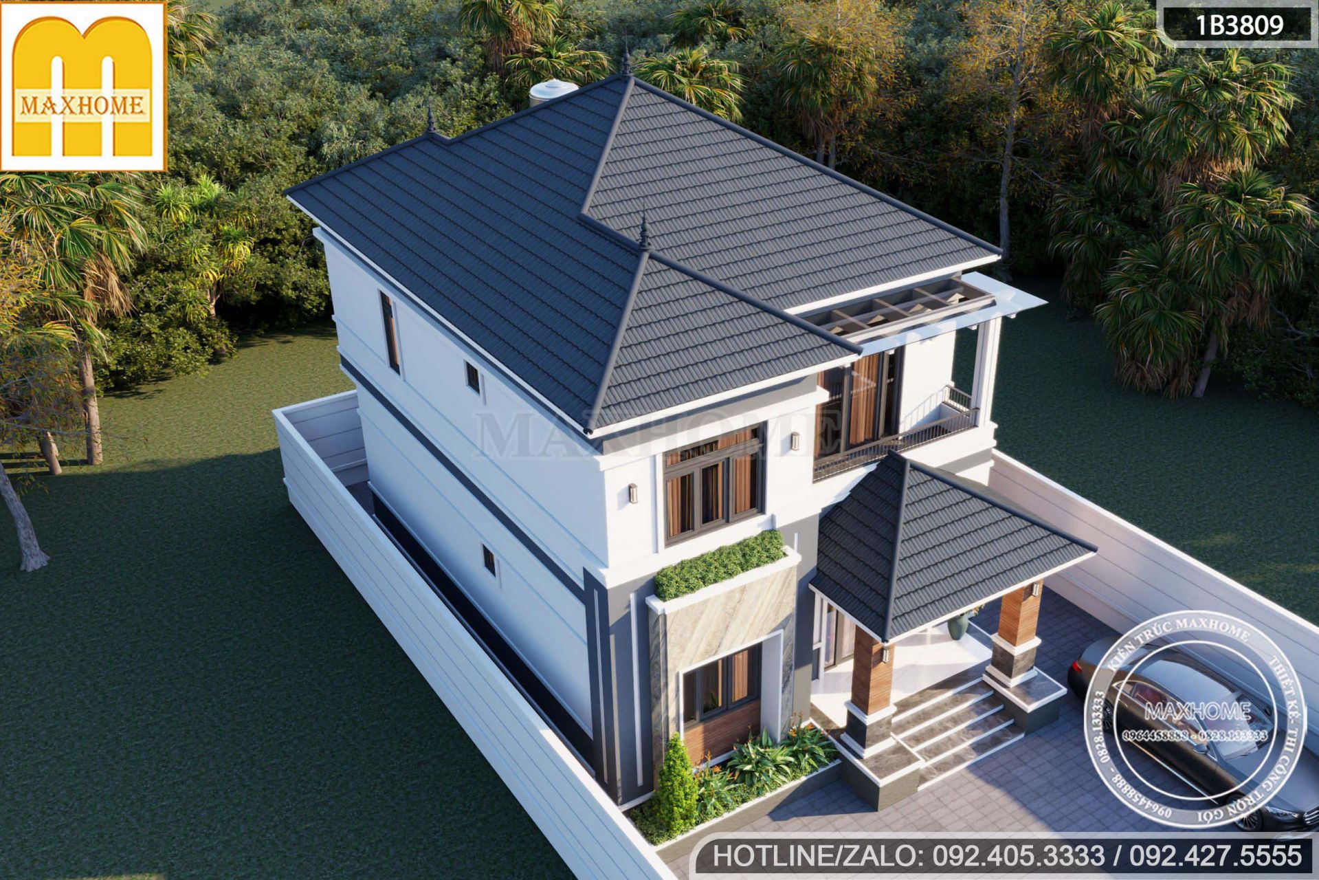 ban ban ve thiet ke nha 2 tang mai nhat 4 phong ngu phoi mau thoi thuong 2026 mh05849 5