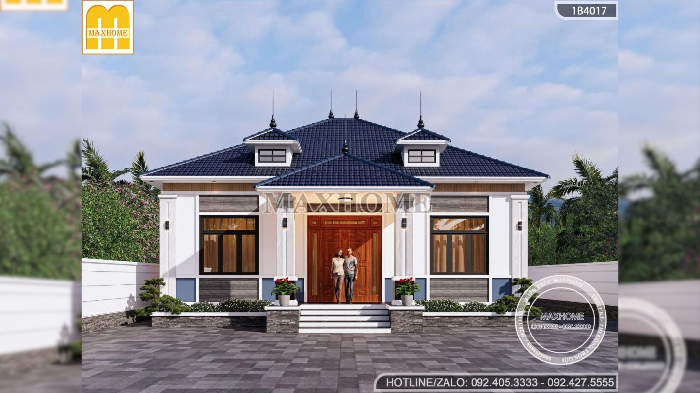 ban thiet ke gia re nha cap 4 mai nhat hien dai 3 phong ngu dep me mh05816 10