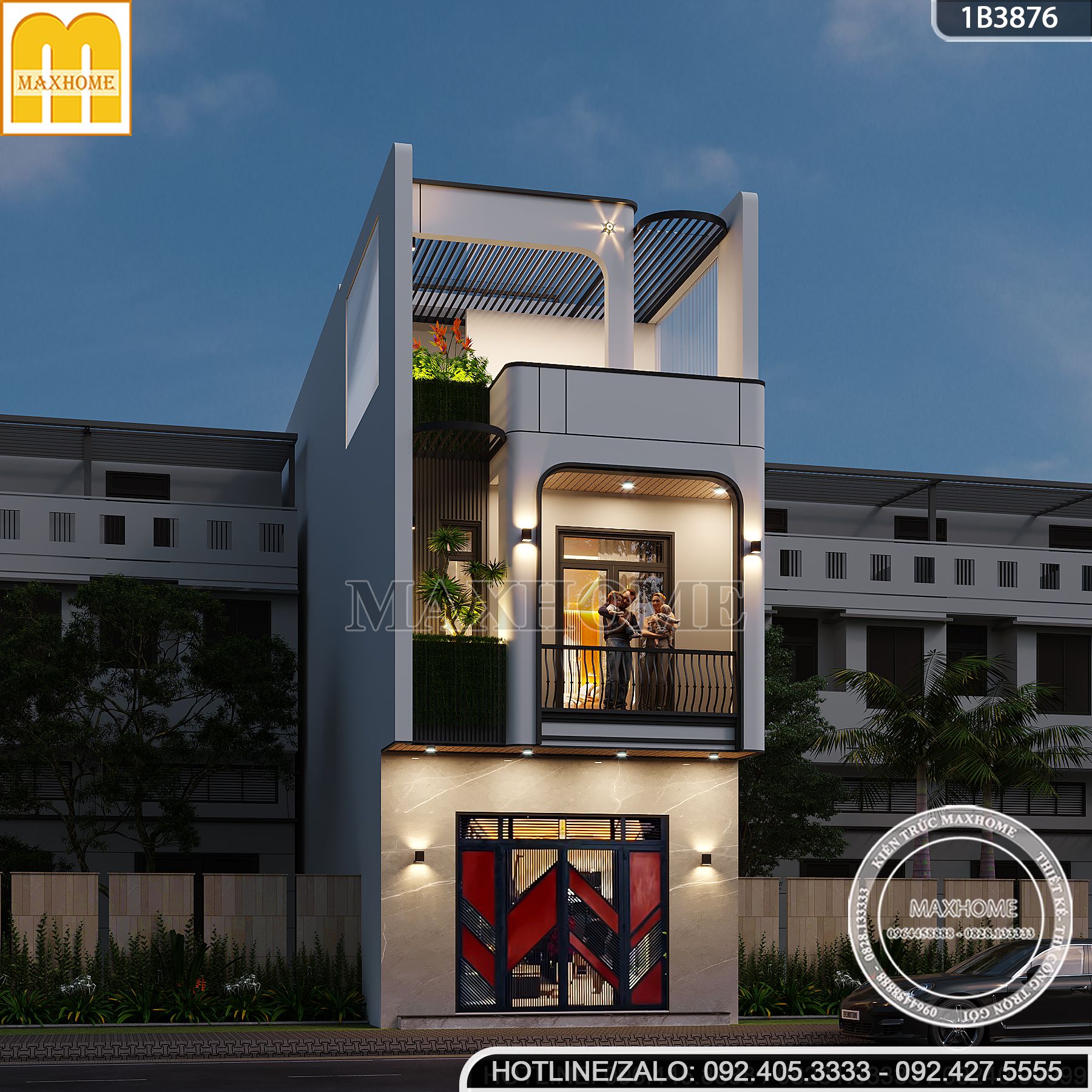 ban thiet ke gia re nha pho 3 tang 5x16m dep hien dai dan dau xu huong mh05939 3