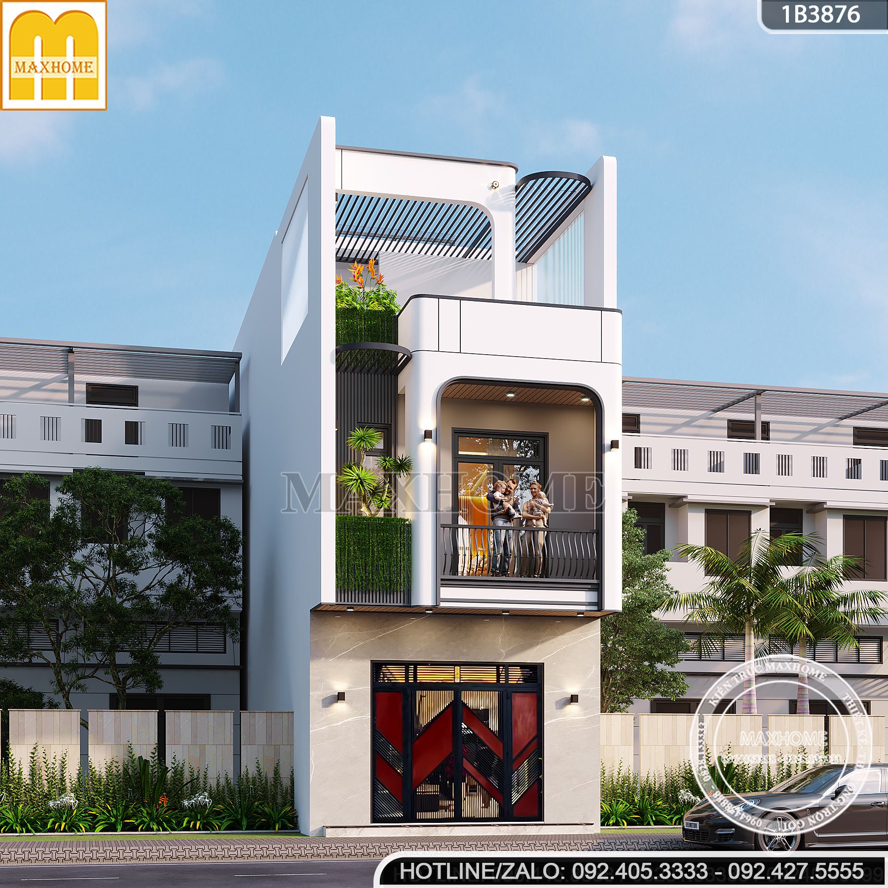 ban thiet ke gia re nha pho 3 tang 5x16m dep hien dai dan dau xu huong mh05939 4