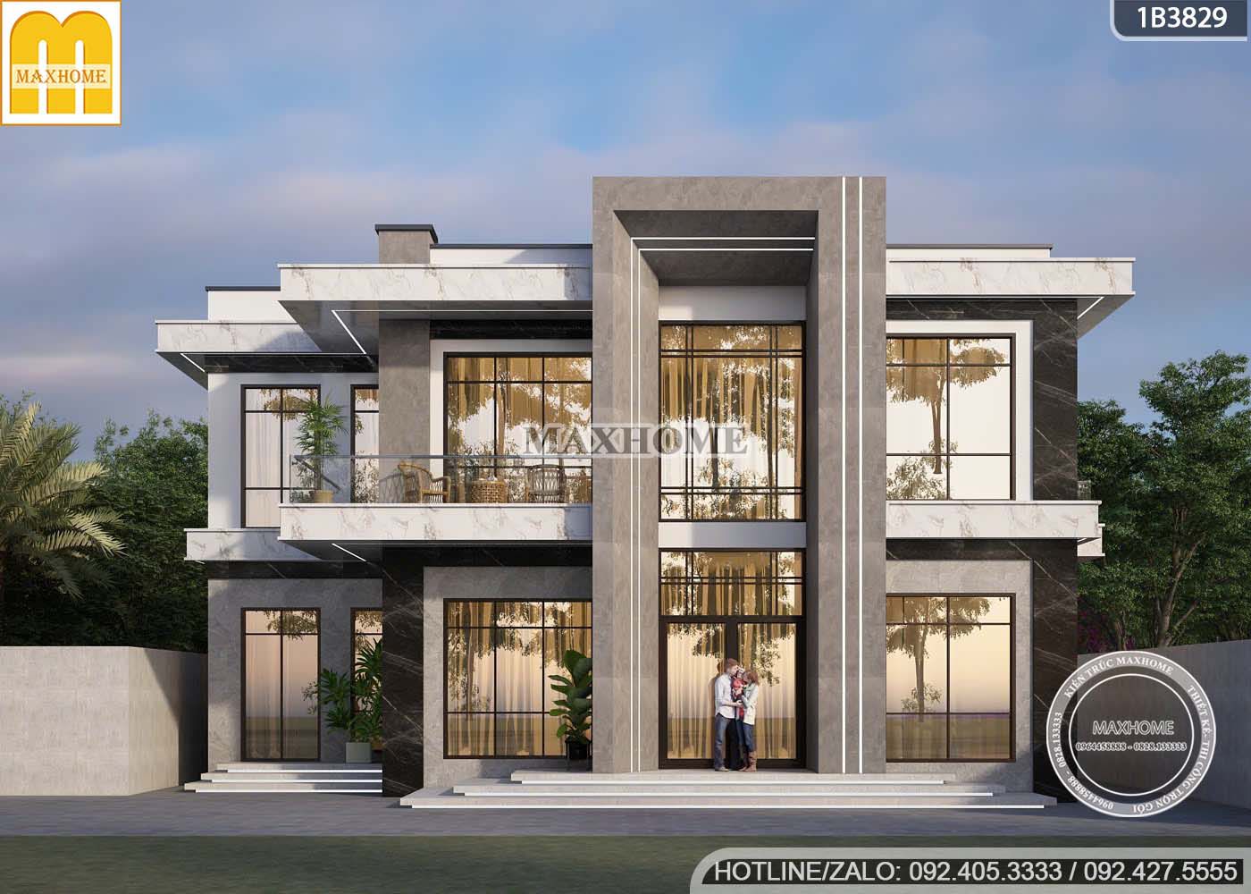 biet thu 2 tang hien dai mai bang tai ha noi voi thiet ke sang trong 2025 mh05718 7