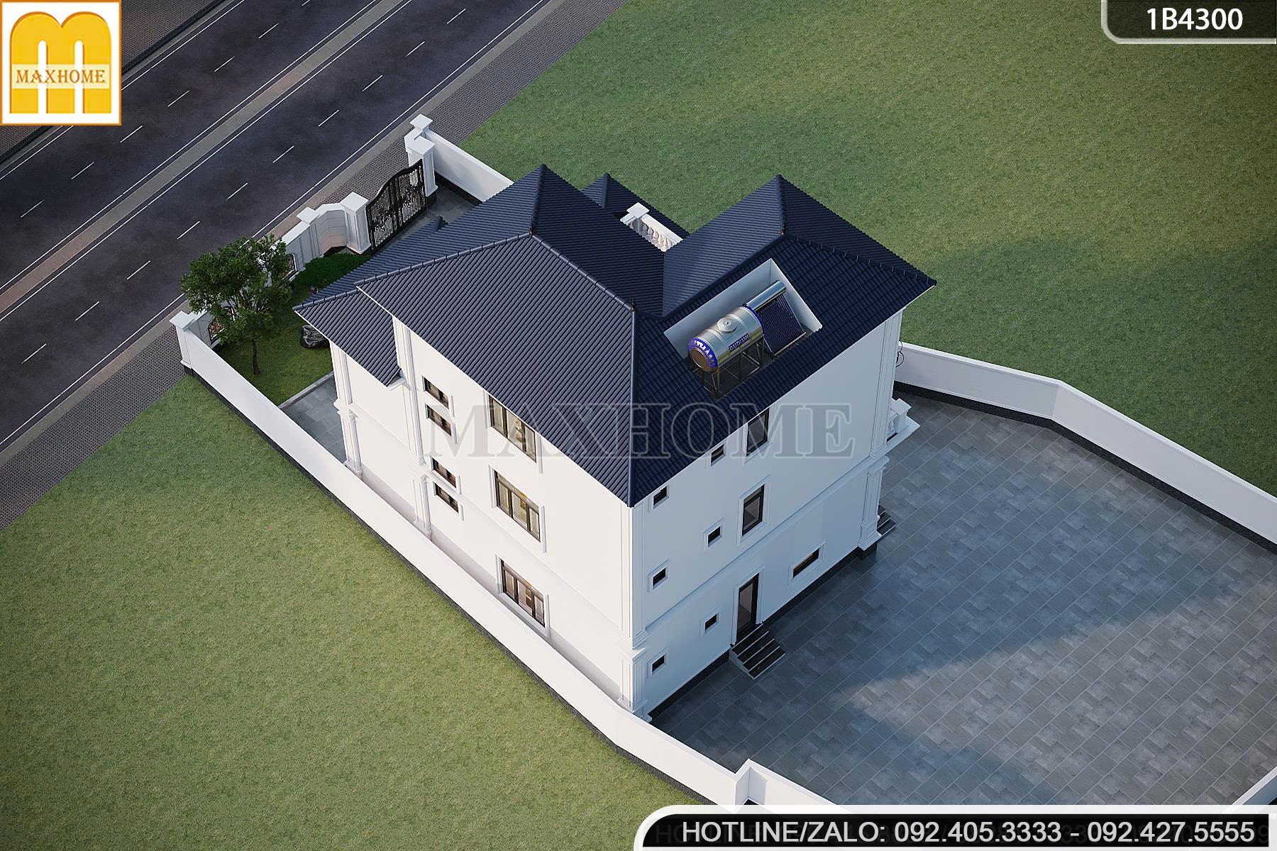 biet thu 3 tang mai nhat 5 phong ngu dep vuot thoi gian khien bao nguoi me man mh05942 1