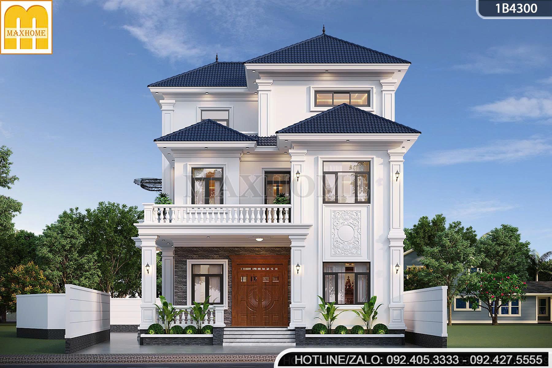 biet thu 3 tang mai nhat 5 phong ngu dep vuot thoi gian khien bao nguoi me man mh05942 4