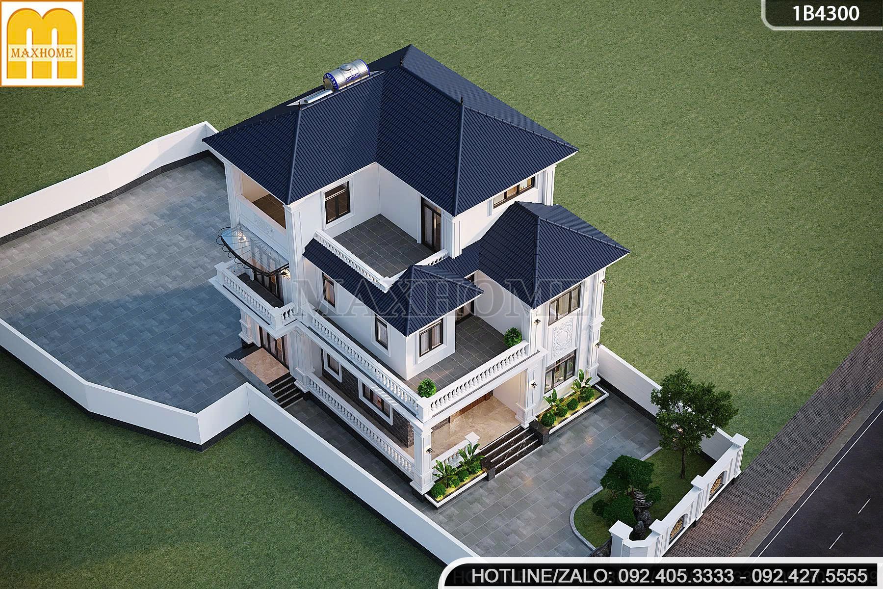 biet thu 3 tang mai nhat 5 phong ngu dep vuot thoi gian khien bao nguoi me man mh05942 5