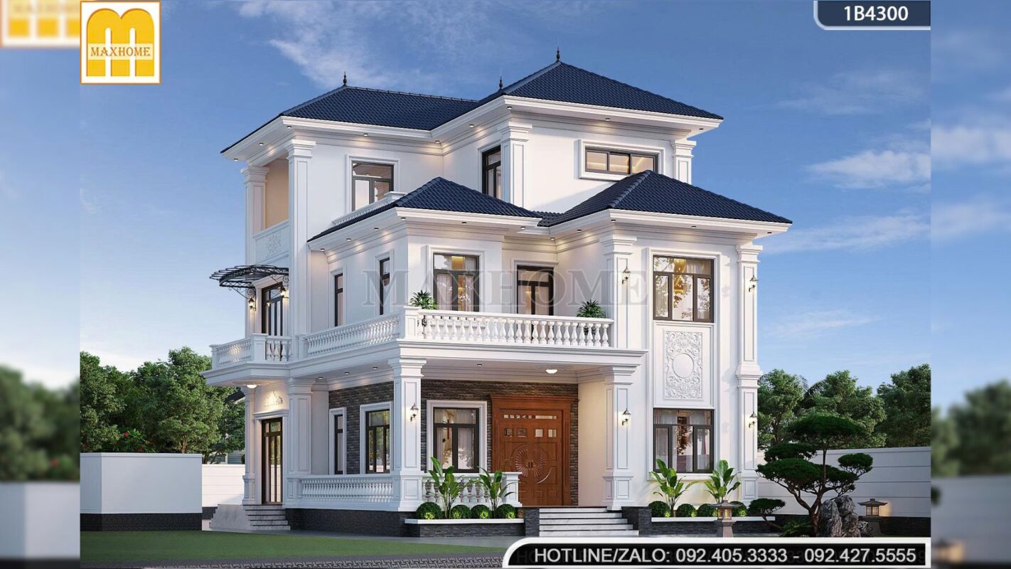 biet thu 3 tang mai nhat 5 phong ngu dep vuot thoi gian khien bao nguoi me man mh05942 6