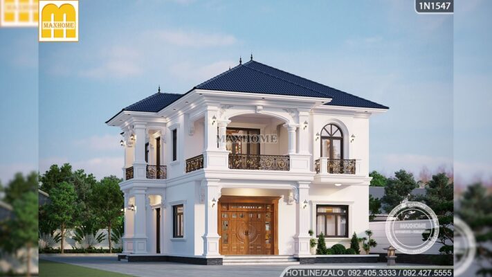 biet thu mai nhat tan co 5 phong ngu dep cho dai gia dinh sinh song 2