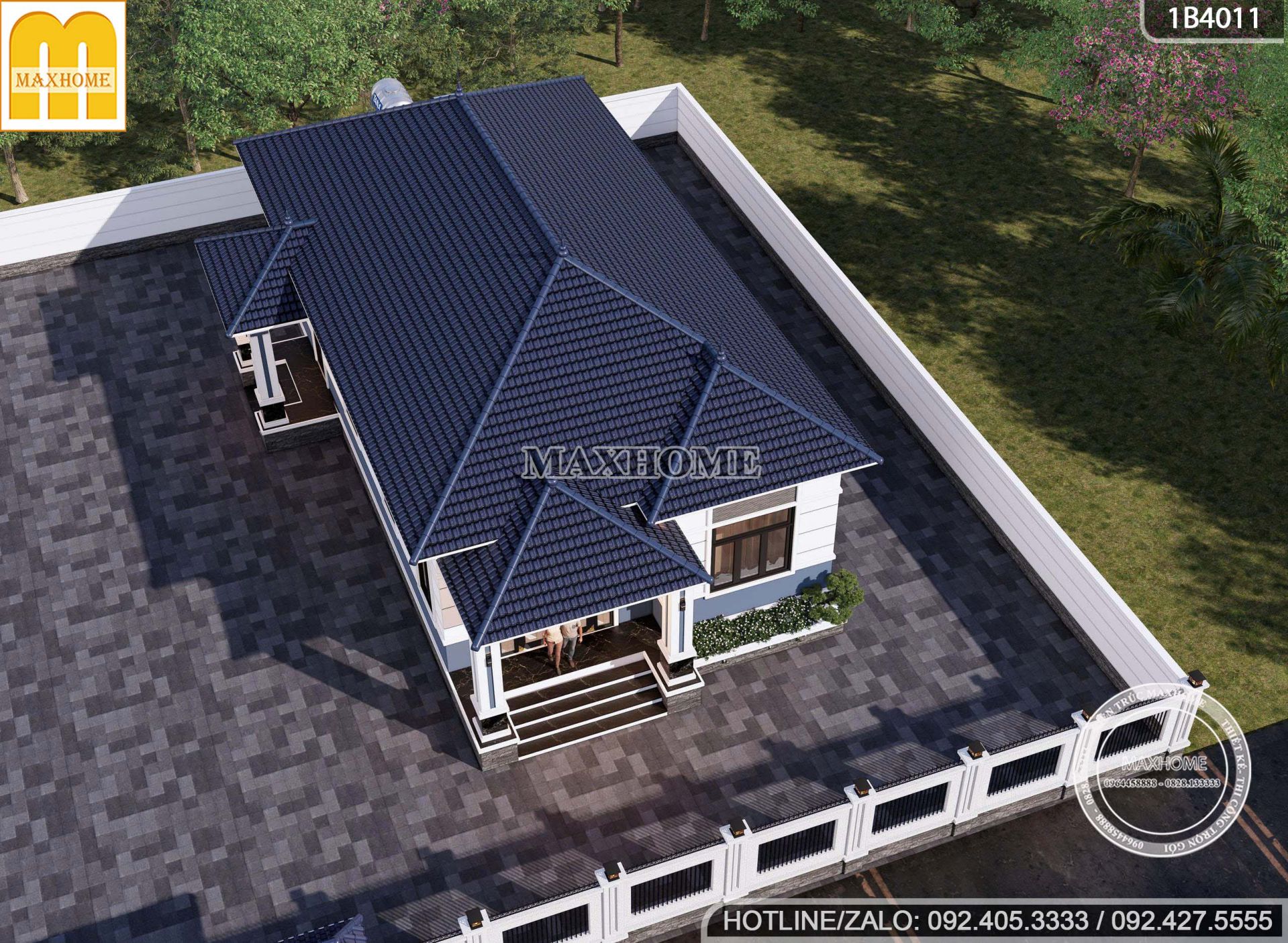 bung no mau nha cap 4 mai nhat 4 phong ngu dep xuat sac o nong thon mh05769 5