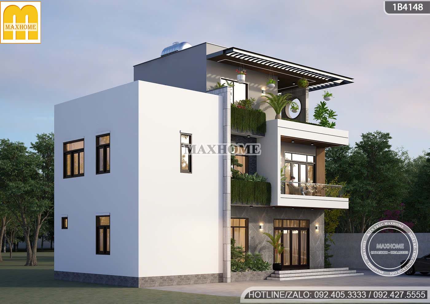 choang ngop mau nha 2 tang 1 tum hien dai phoi mau cuc sang mh05886 5