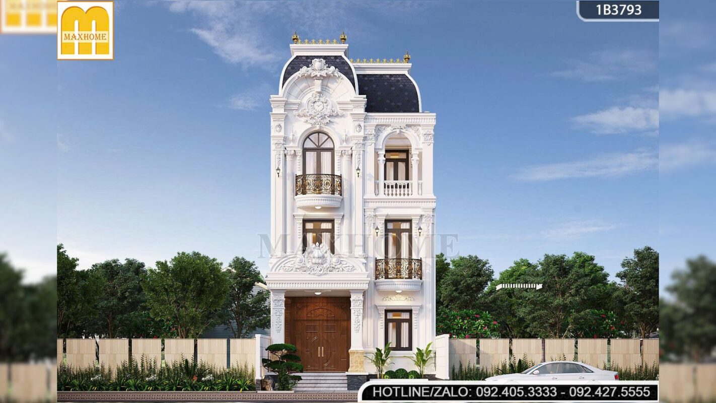 choang ngop truoc mau biet thu pho 3 tang mai mansard nguy nga sang trong mh05800 10