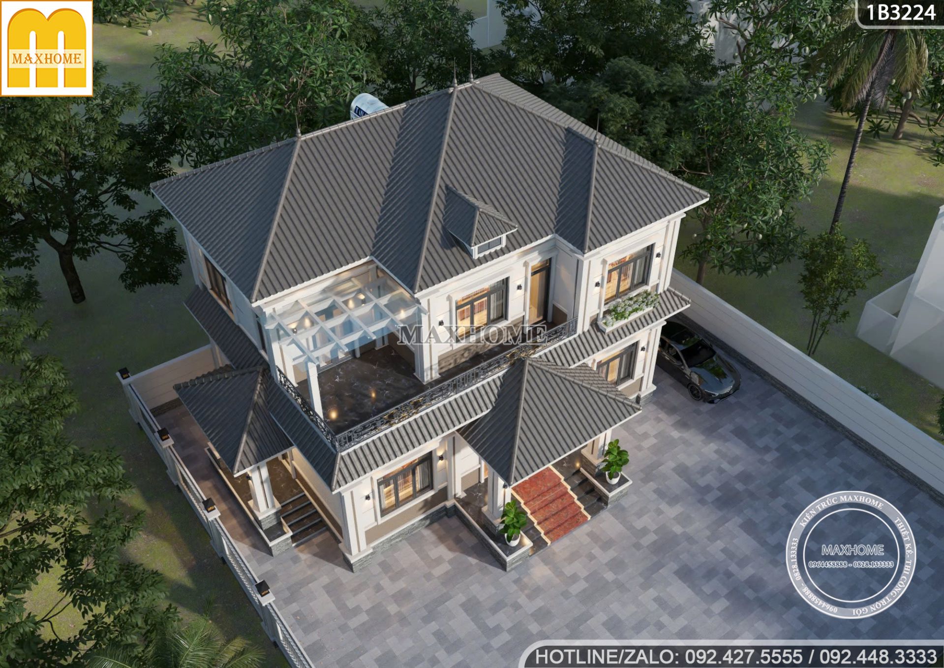 chot ngay mau nha 2 tang hoanh trang va dang cap voi gia 2 ty tron goi 11