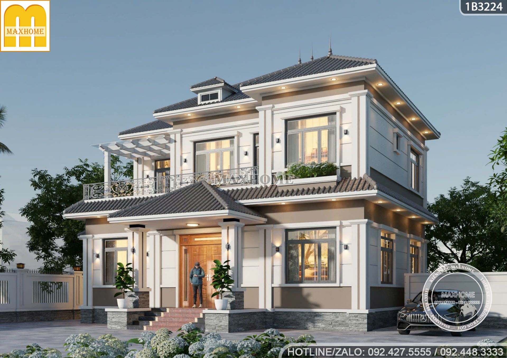 chot ngay mau nha 2 tang hoanh trang va dang cap voi gia 2 ty tron goi 9