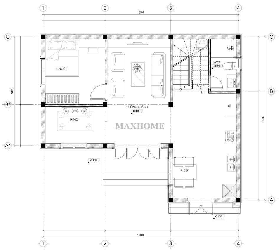 chu nha chot ngay ban ve nha chu l chuan dep theo phong thuy 21