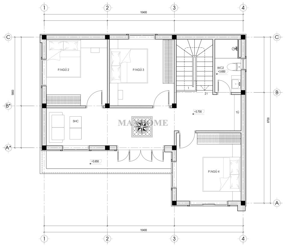 chu nha chot ngay ban ve nha chu l chuan dep theo phong thuy 22