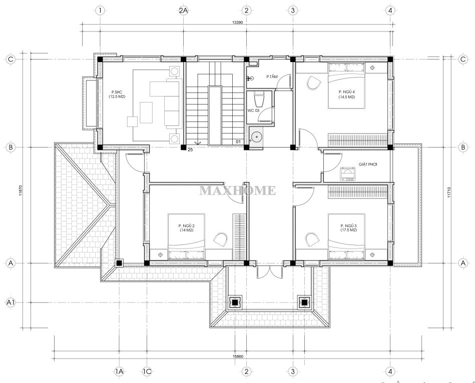 chu nha ung y ban thiet ke nha 2 tang mai nhat ngay tu cai nhin dau tien 18