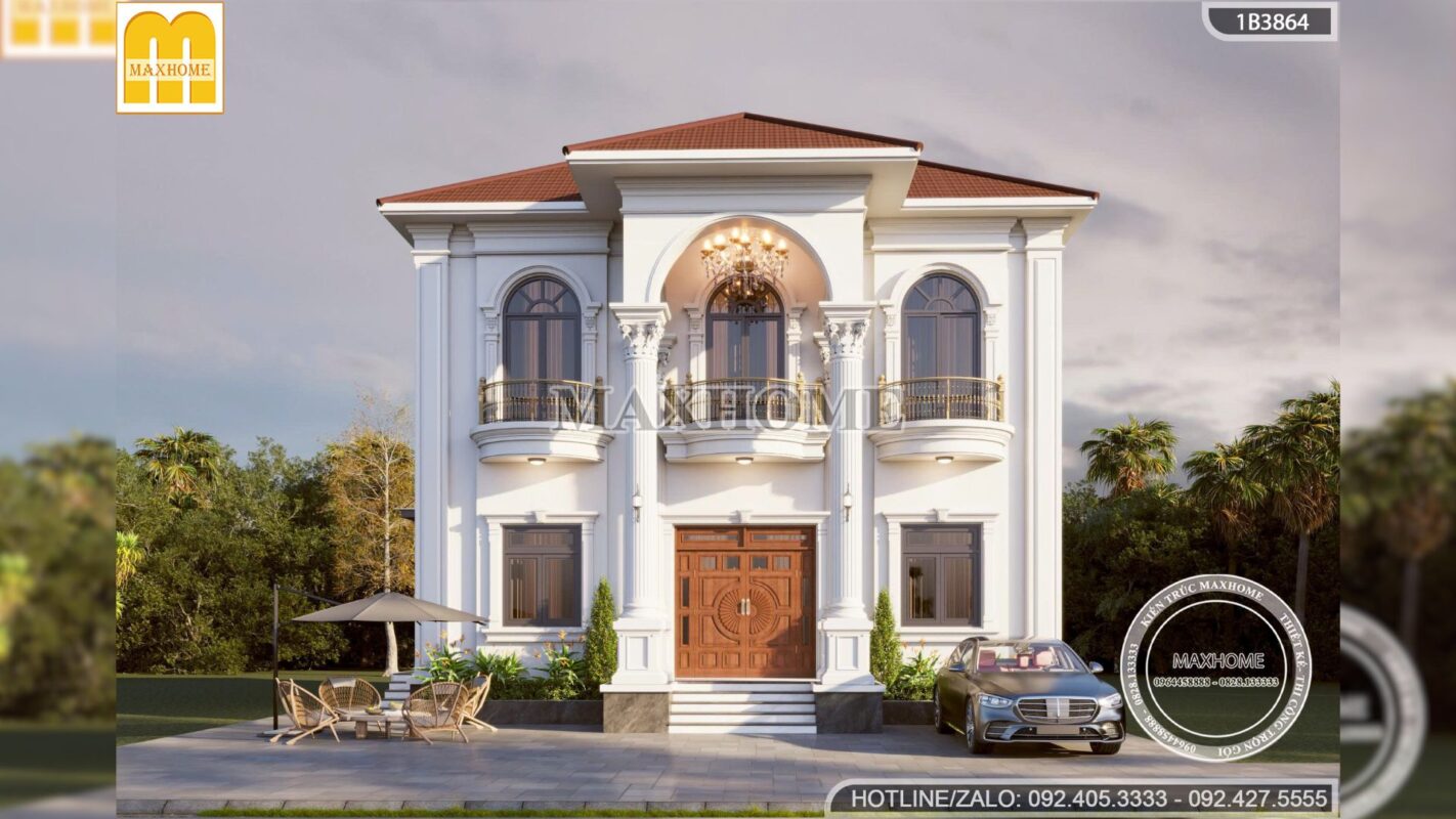 dang cap biet thu tan co dien 2 tang mai nhat dep kieu sa ngut ngan mh05789 7 (2)