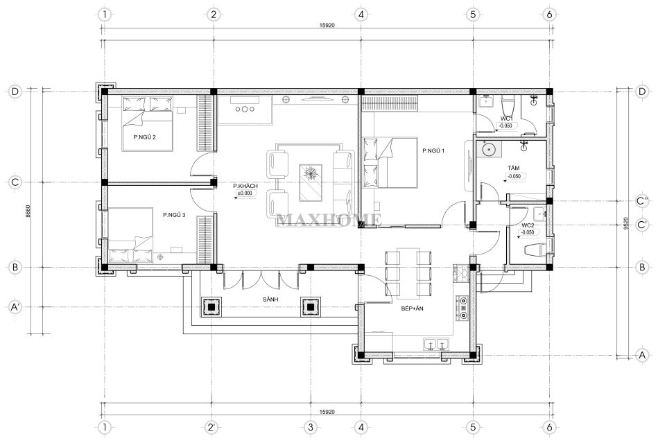 dep choang ngop voi mau nha cap 4 mai thai tan co dien hot nhat nam 14