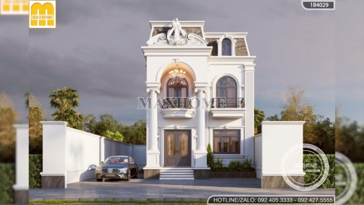 dep man nhan mau biet thu pho 2 tang 1 tum mai mansard sang trong dang cap mh05783 6