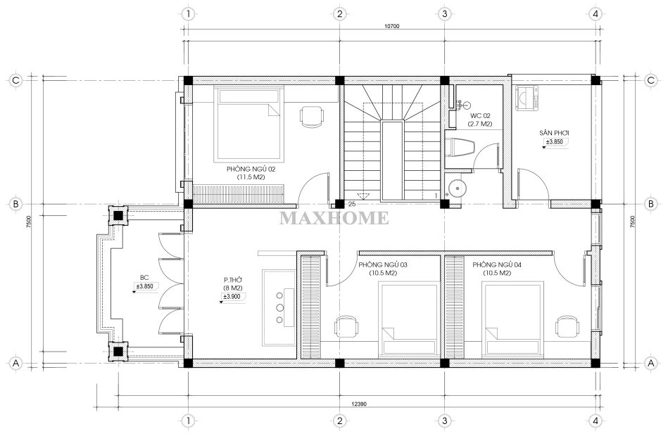 doc la voi mau nha 2 tang mai nhat pha cach voi mau son doc dao 14