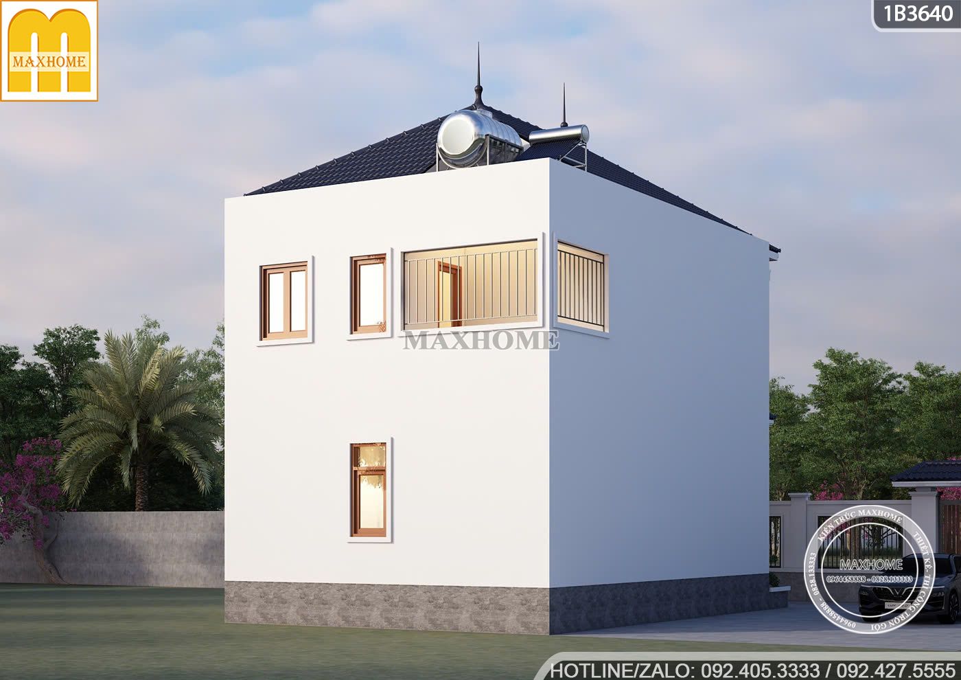 doc la voi mau nha 2 tang mai nhat pha cach voi mau son doc dao 9