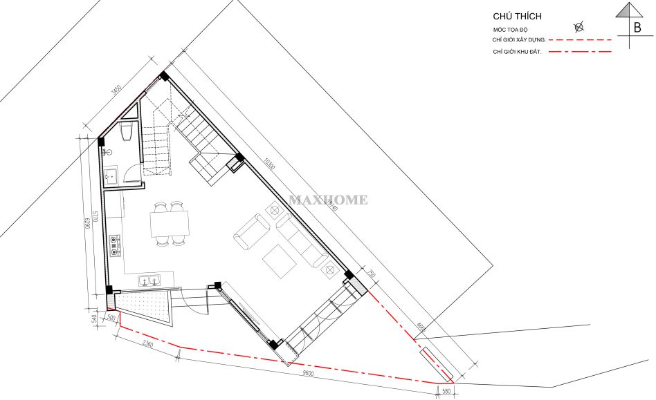 giai phap toi uu cho khong gian nha pho 3 tang tren dat meo 14