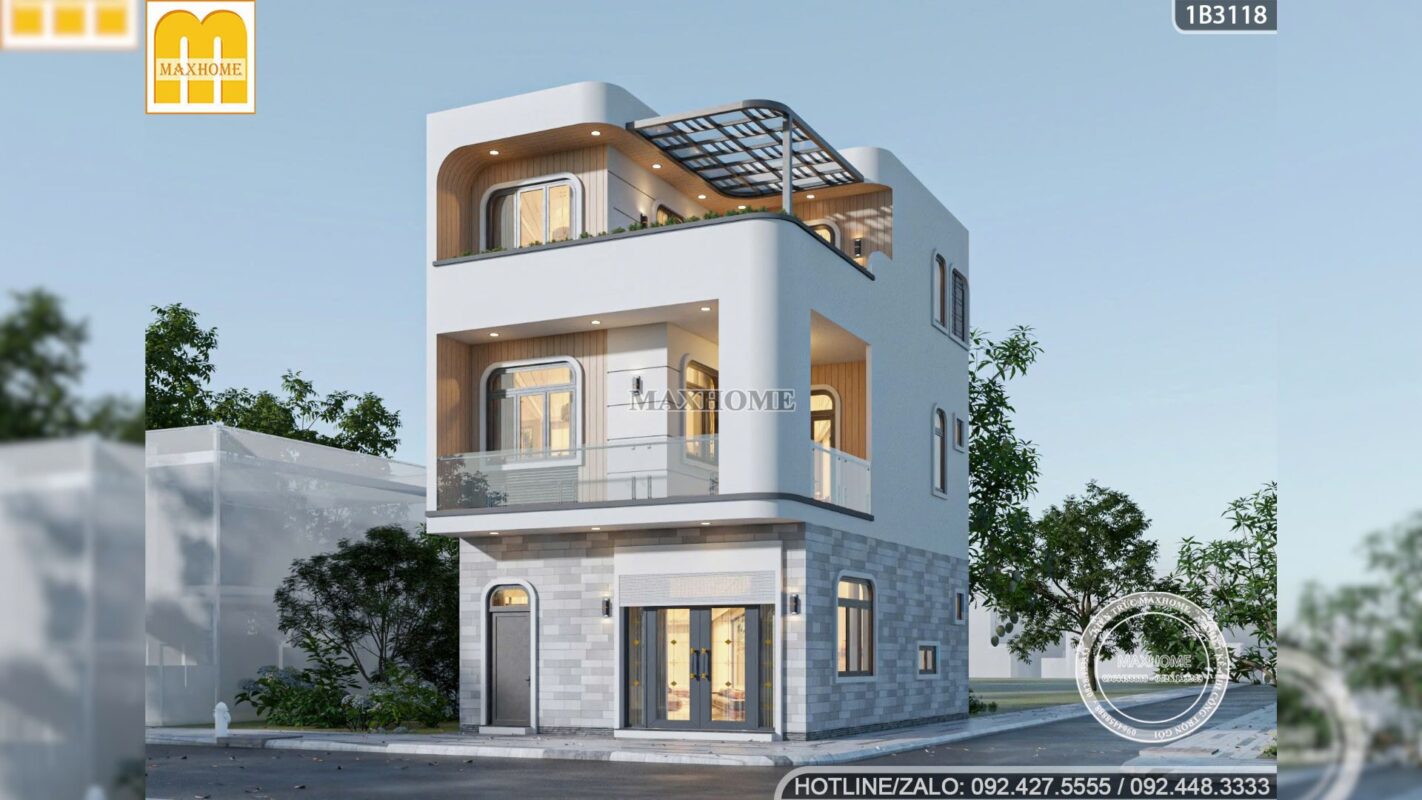 kham pha kien truc nha pho lo goc 2 mat tien sieu dep khien ai cung me 2