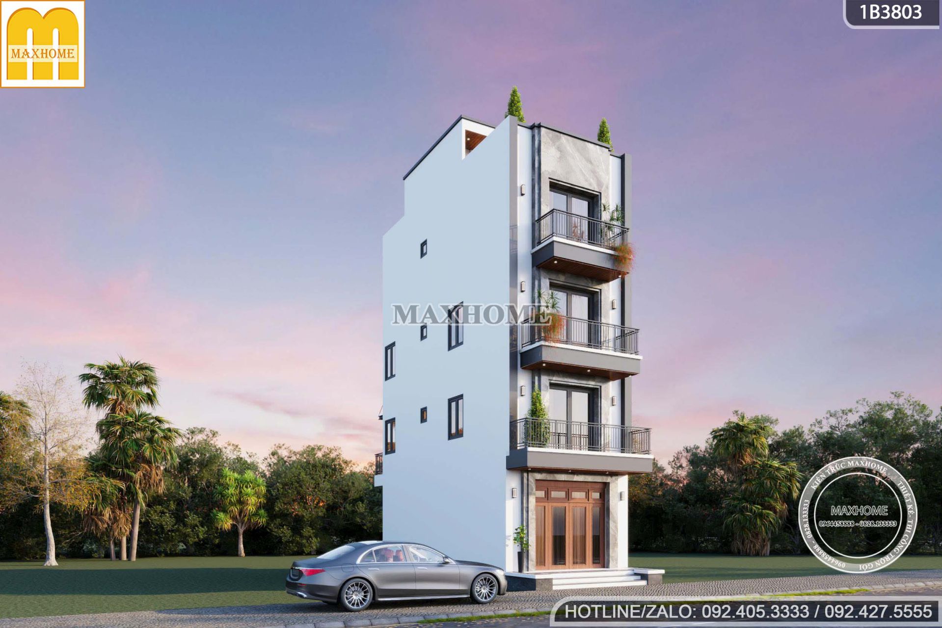 kham pha mau nha pho 4 tang 1 tum hien dai bo tri cong nang chuan song do thi mh05745 4