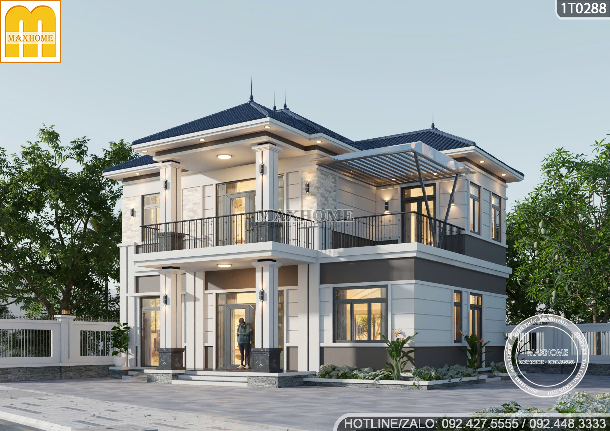 kien truc nha 2 tang mai nhat dep truong ton voi thoi gian 1