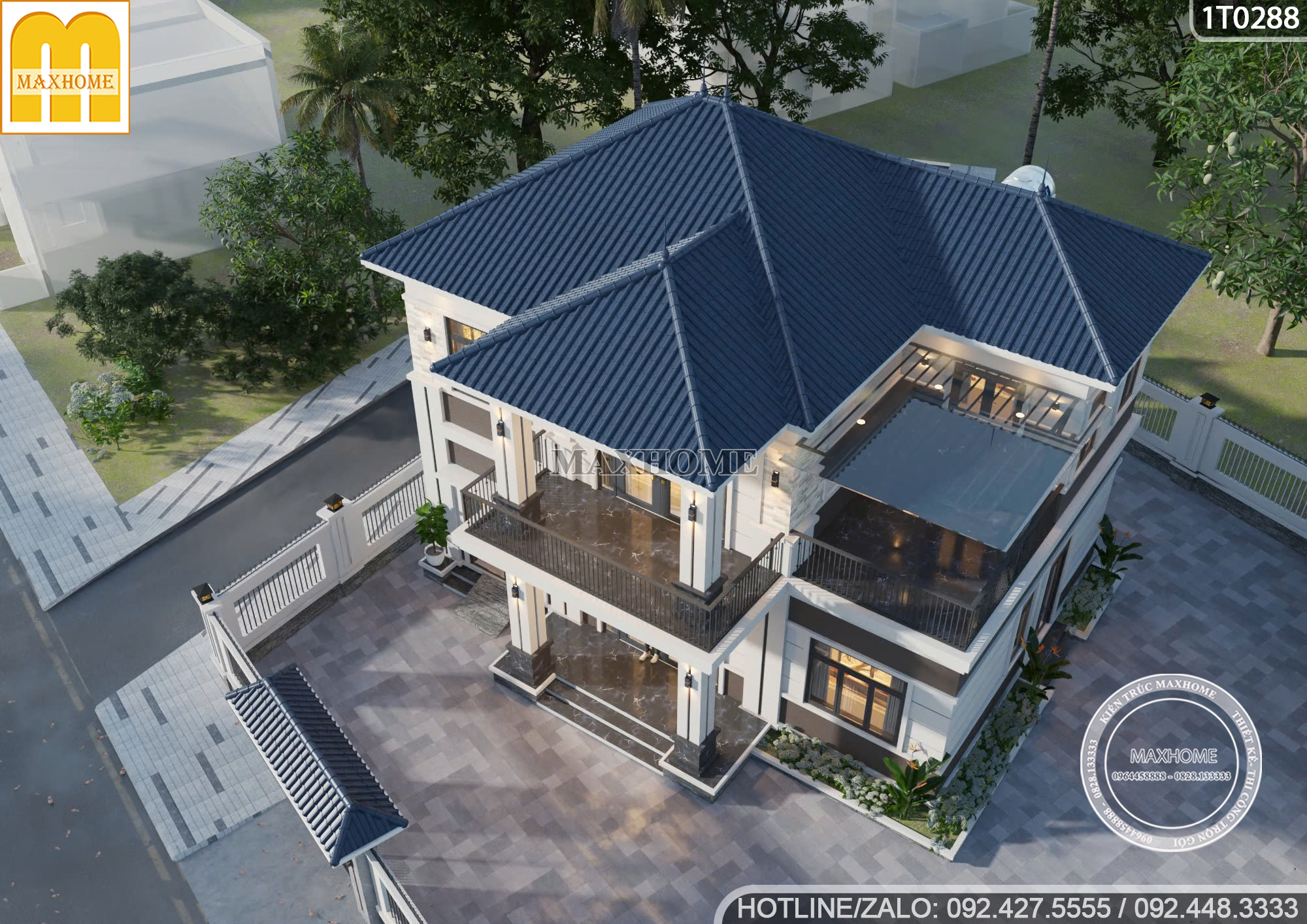 kien truc nha 2 tang mai nhat dep truong ton voi thoi gian 9