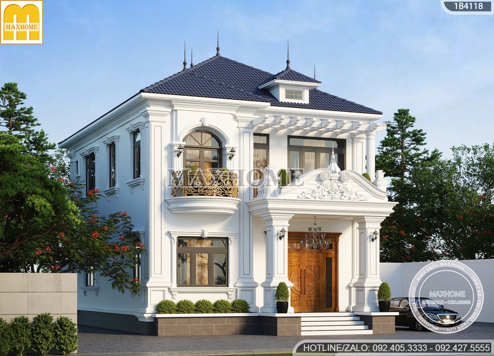 len song mau biet thu tan co dien 2 tang mai nhat dang cap tien nghi mh05754 1