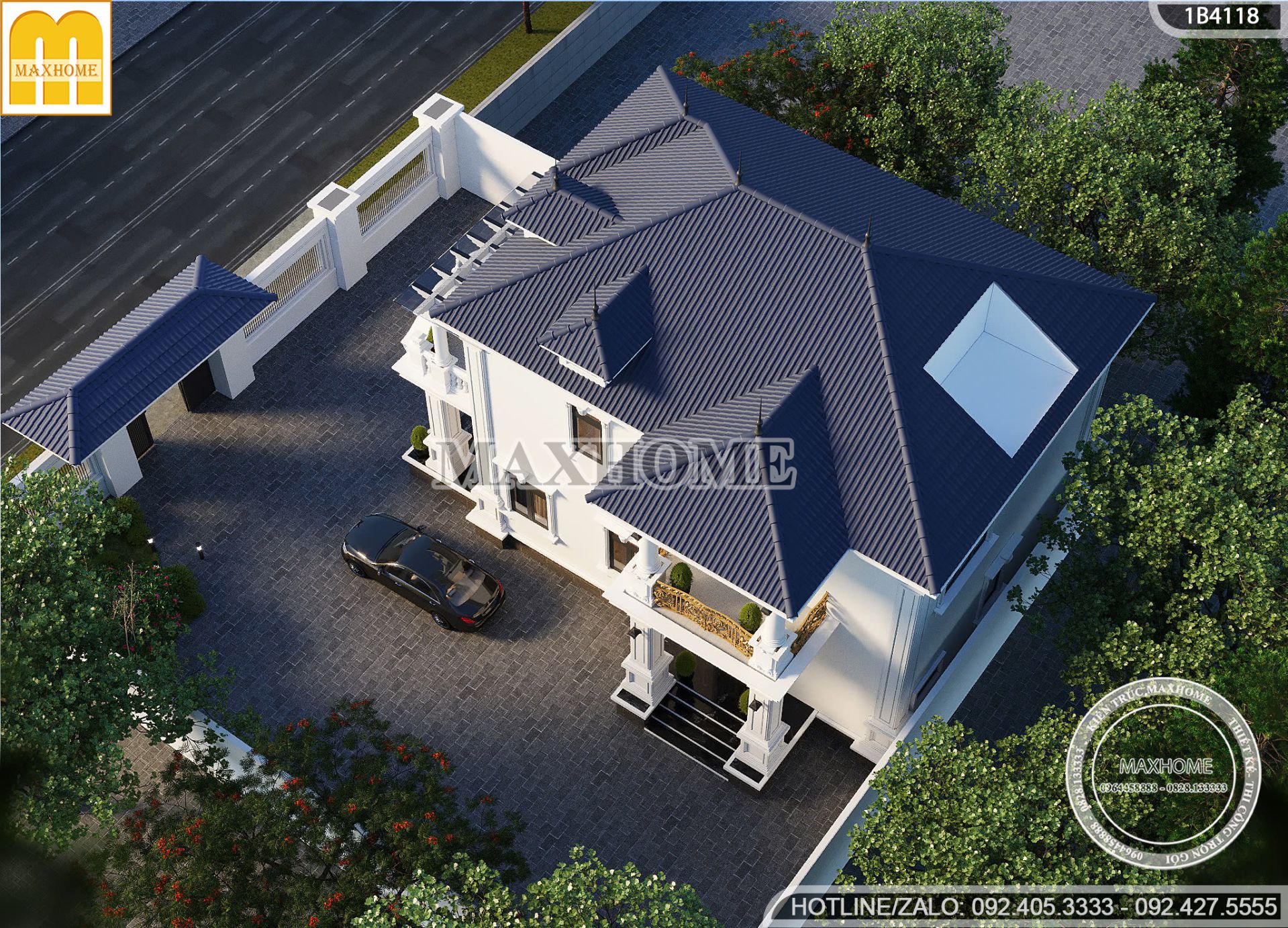 len song mau biet thu tan co dien 2 tang mai nhat dang cap tien nghi mh05754 2